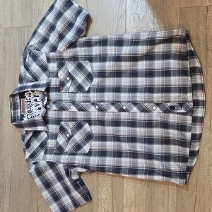 Quiksilver Plaid Shirt. Men's Medium